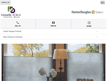 Tablet Screenshot of insideoutinteriordecor.com
